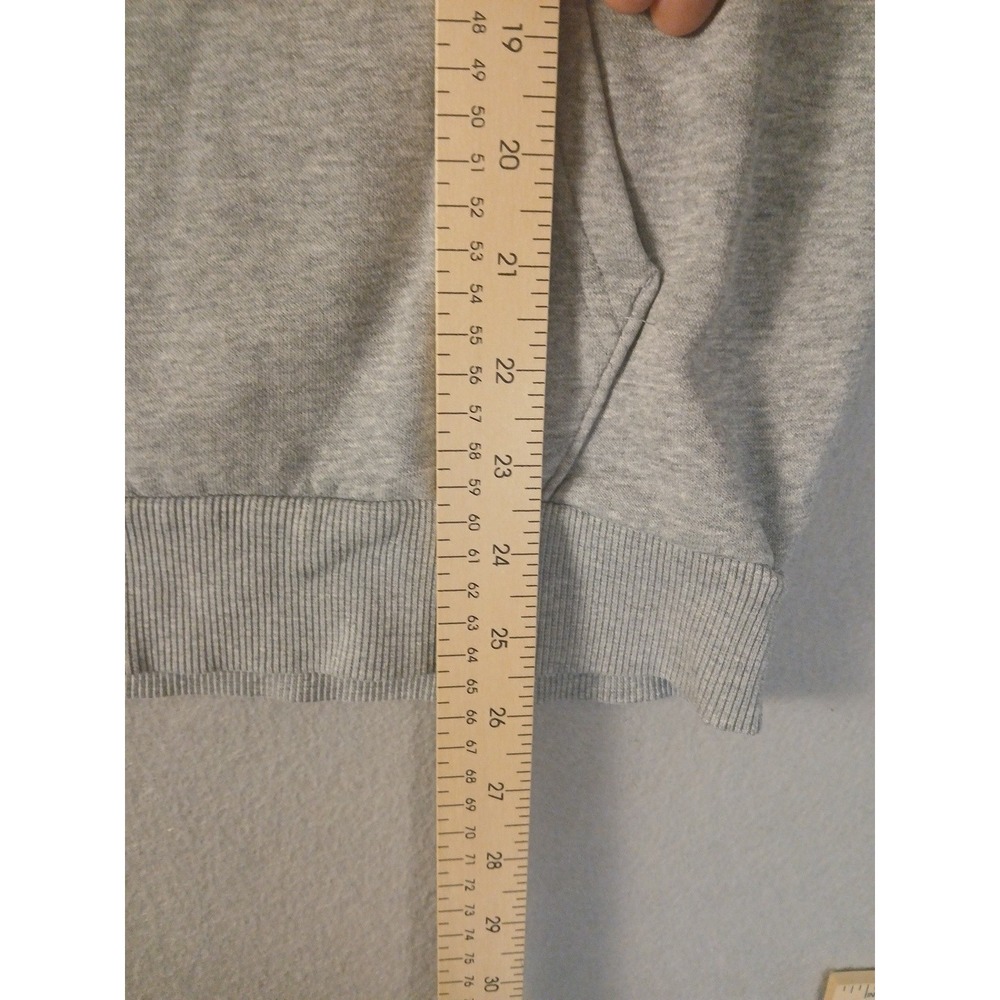 Under Armour Sweatshirt Womens Medium Loose Gray Hoodie Pullover Pennsylvania!! - Picture 6 of 8